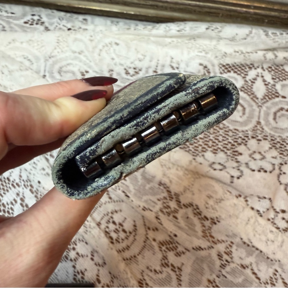Gucci Navy Blue Sherry Line Key Holder - Picture 4 of 9